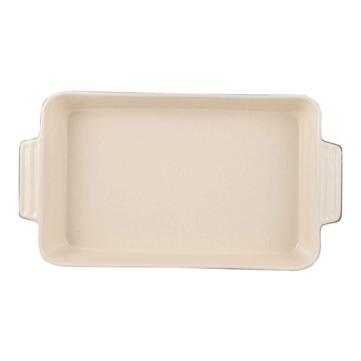 Serve a statement with Green Cream Stoneware Serving Platter
